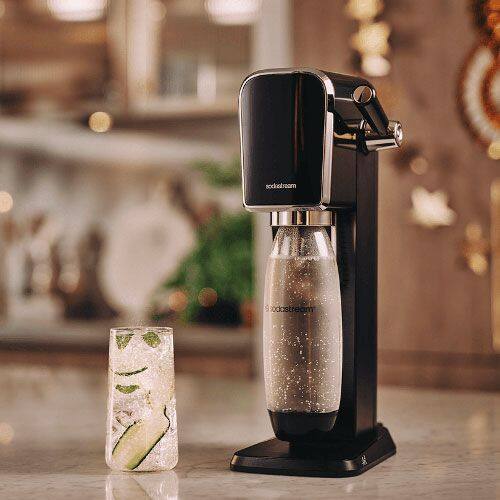 Máquina para Gaseificar Água ART Sodastream Preta 4088930211